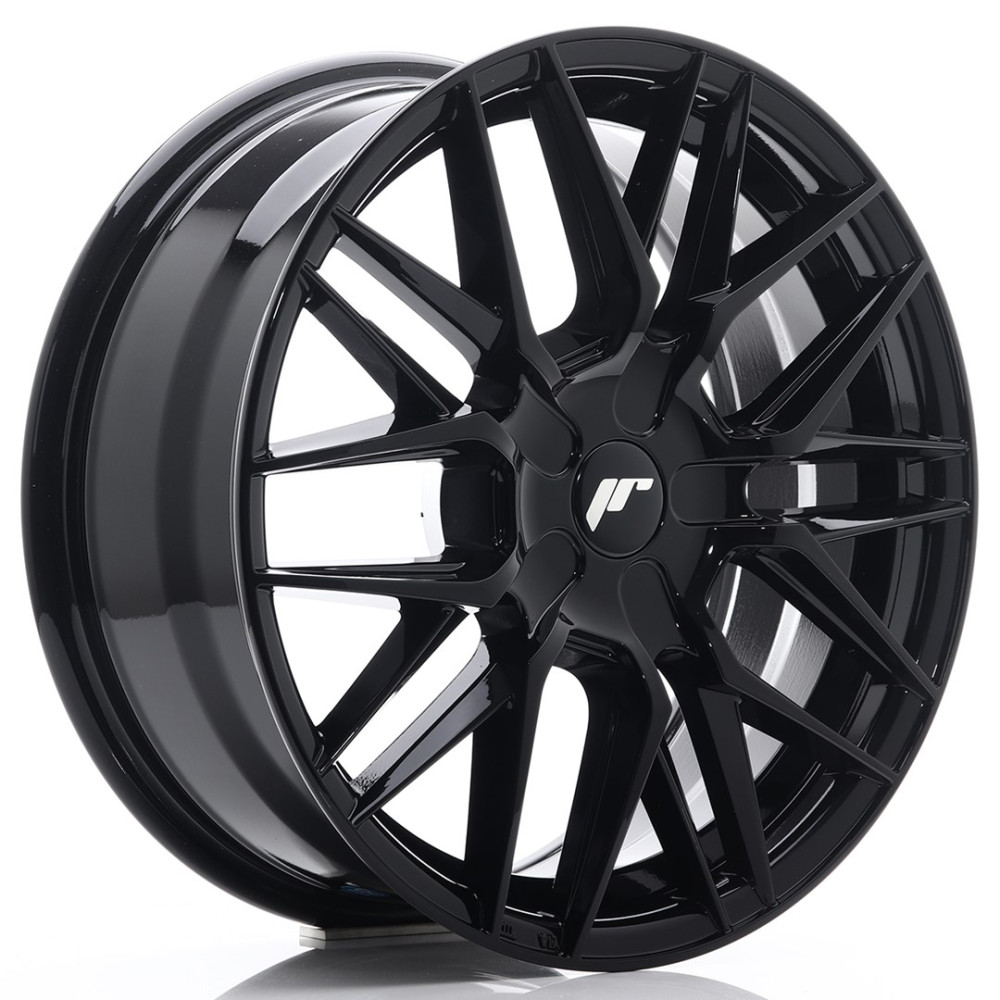 JR Wheels JR28 17x7 ET20-45 BLANK Gloss Black