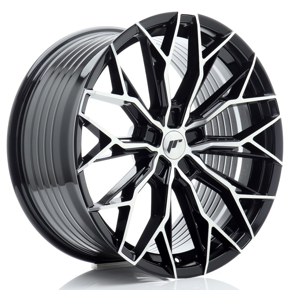 JR Wheels JR49 20x10 ET20-48 5H BLANK Gloss Black Machined Face