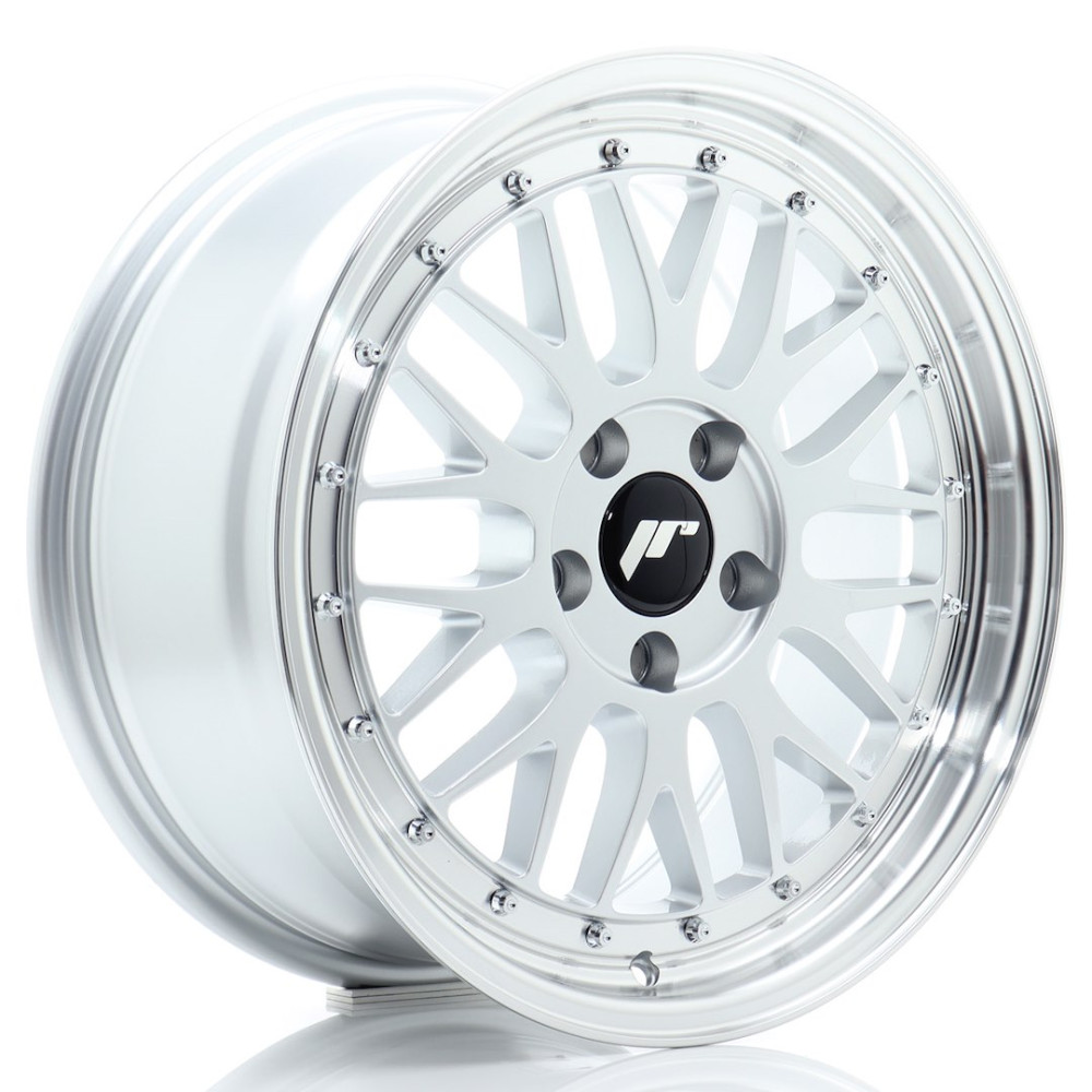 JR Wheels JR23 17x7,5 ET40 5x112 Hyper Silver w/ Machined Lip