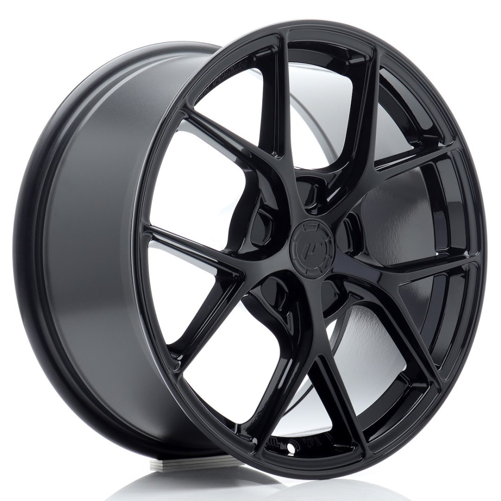 JR Wheels SL01 17x7 ET20-40 5H BLANK Gloss Black