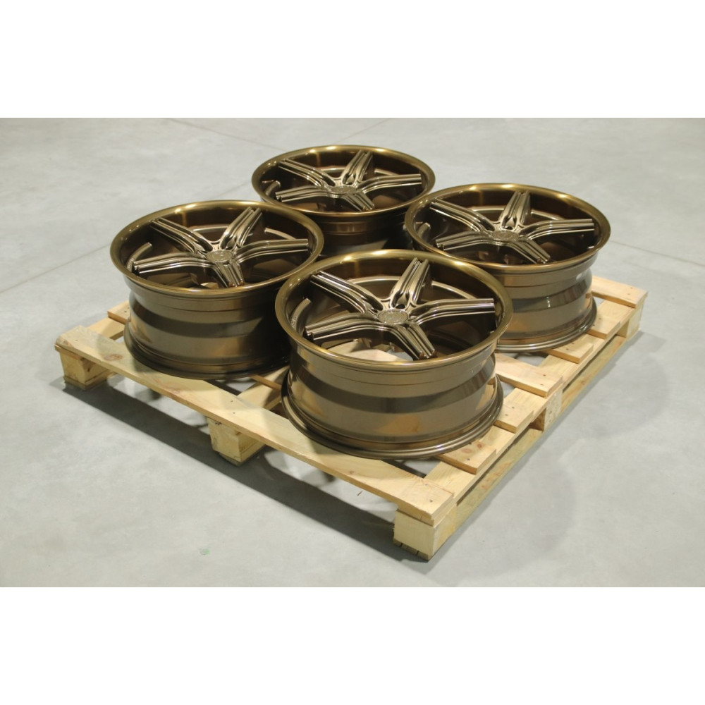 Set of CVR9 20x9 ET30 + ET35 5x120 Gloss Bronze