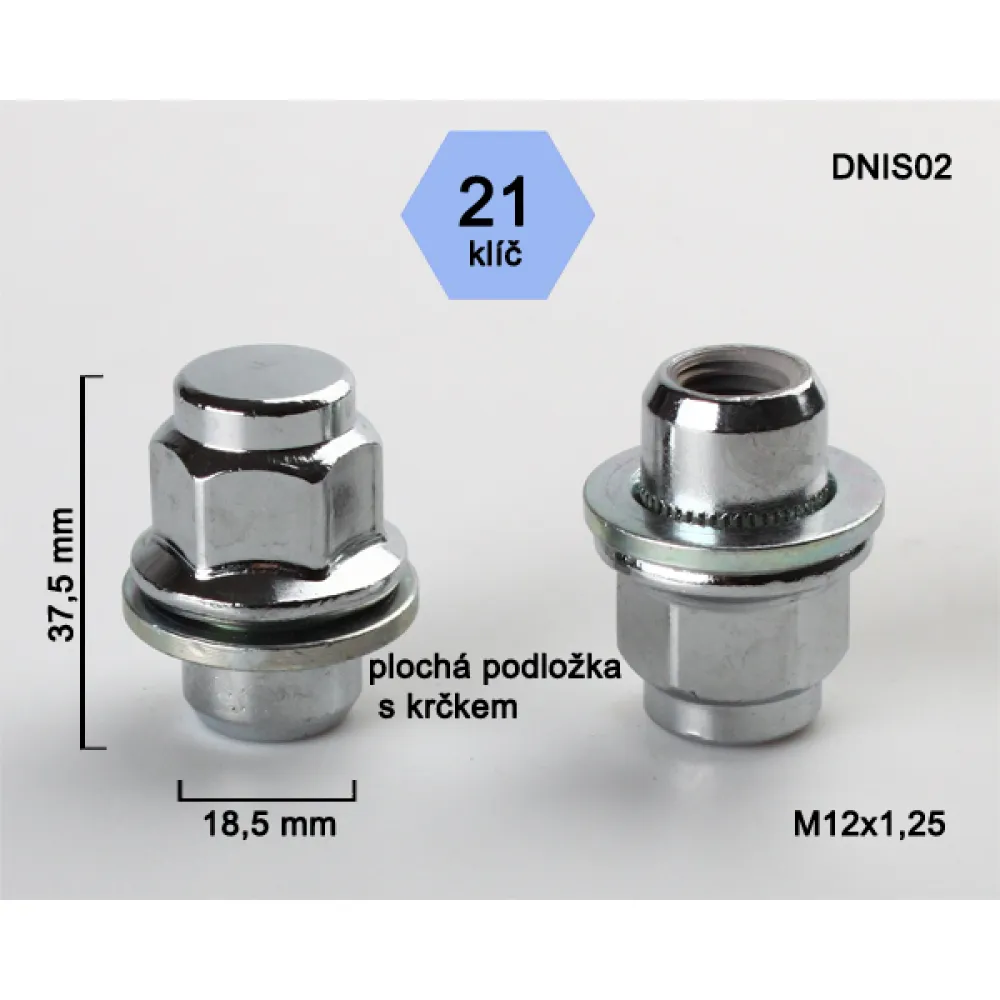 Veržlė BIMECC 12X1,25 37 DNIS02 (200)