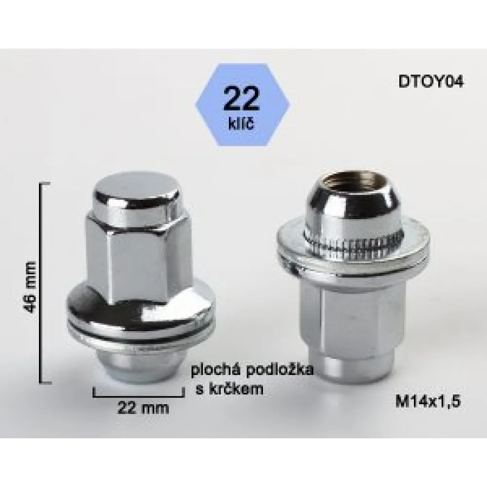 Veržlė BIMECC 14X1,5 47 DTOY04 (100)