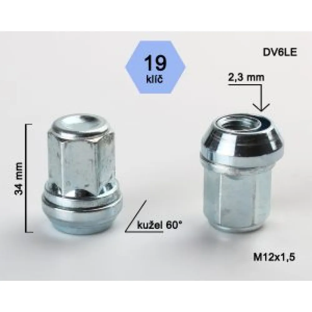 Veržlė BIMECC 12X1.5  DV6LE (200)