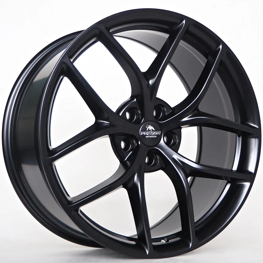 Ratlankis Forzza Urban 9,5X20 5X114,3 ET45 64,15 Satin Black / Max Load 850 kg