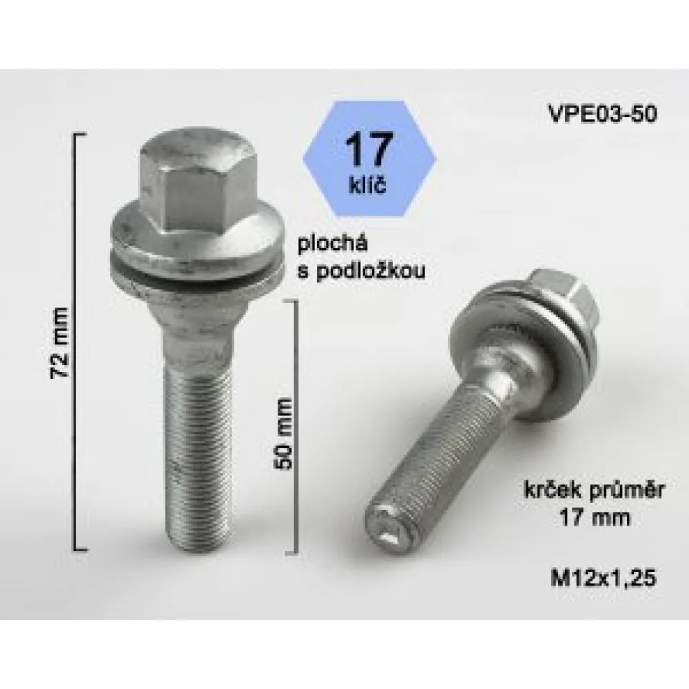 Varžtas BIMECC 12X1,25 50 VPE03-50 citr/peugeot (100)