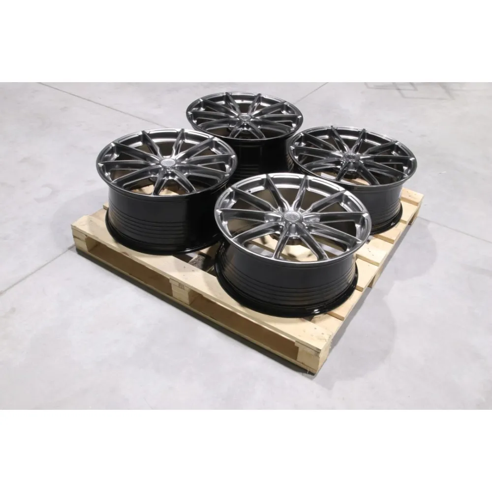 Set of JR37 21x9 ET41 + 21x10 ET40 5x108 Hyper Black