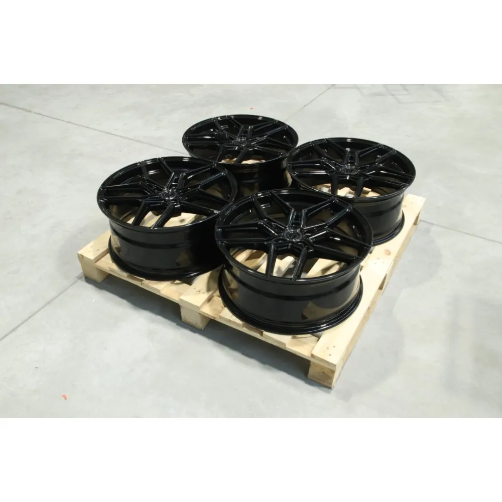 Set of CVR5 21x9 ET37 5x112 Double Tinted Black