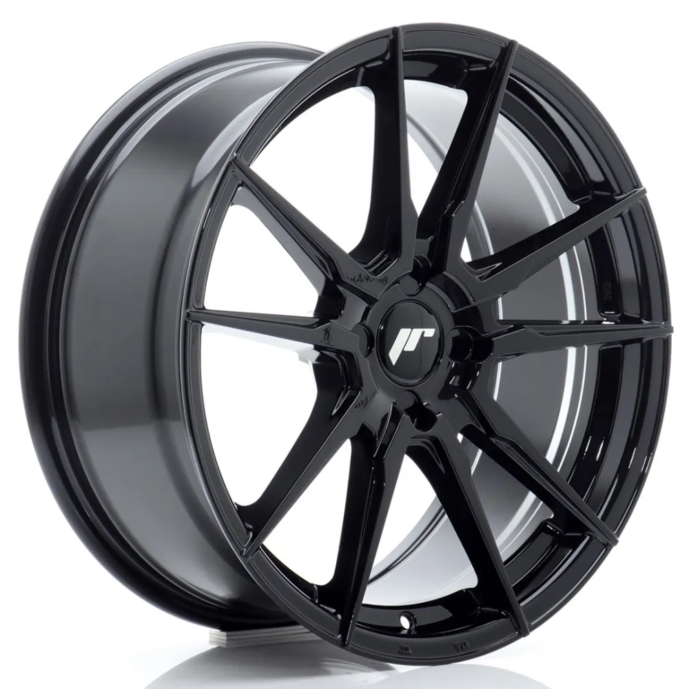 JR Wheels JR21 18x8 ET20-40 4H BLANK Gloss Black
