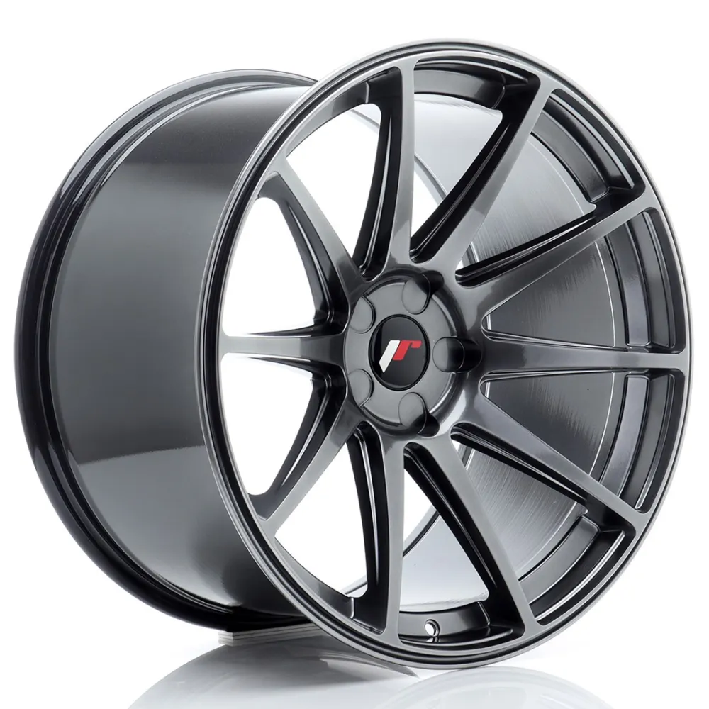 JR Wheels JR11 20x11 ET20-30 5H BLANK Hyper Black