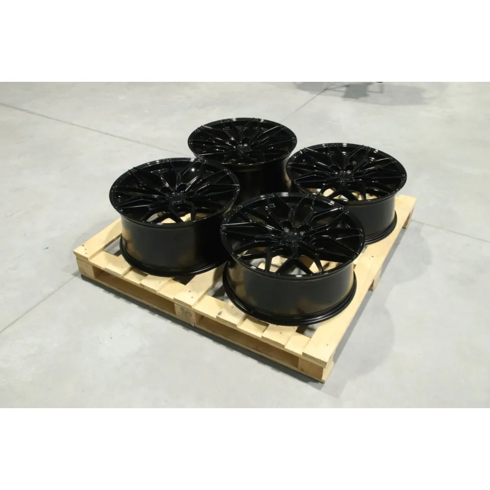 Set of JR46 20x8,5 ET38 + 20x9,5 ET28 5x112 Gloss Black