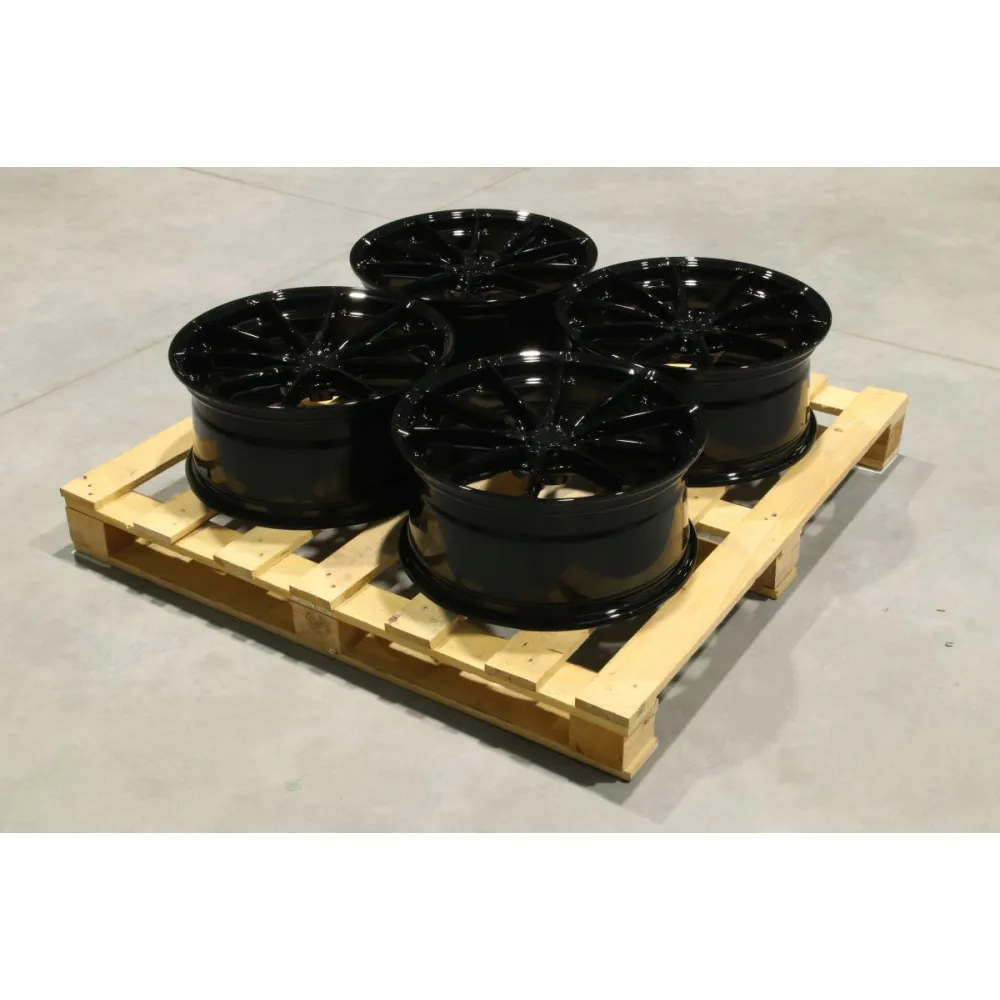 Set of JR37 19x8,5 ET35 5x112 Gloss Black