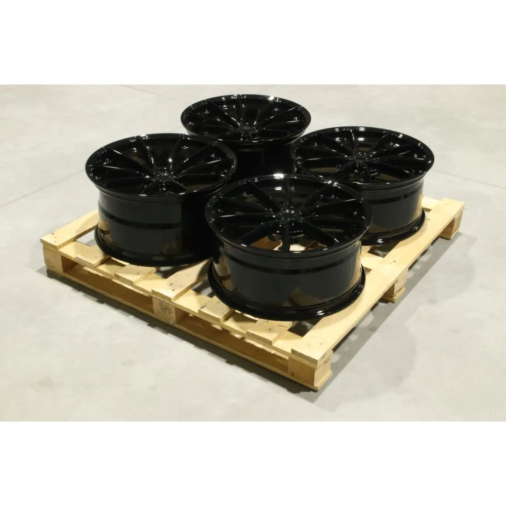 Set of JR37 20x9 ET20 + 20x10 ET35 5x114,3 Gloss Black