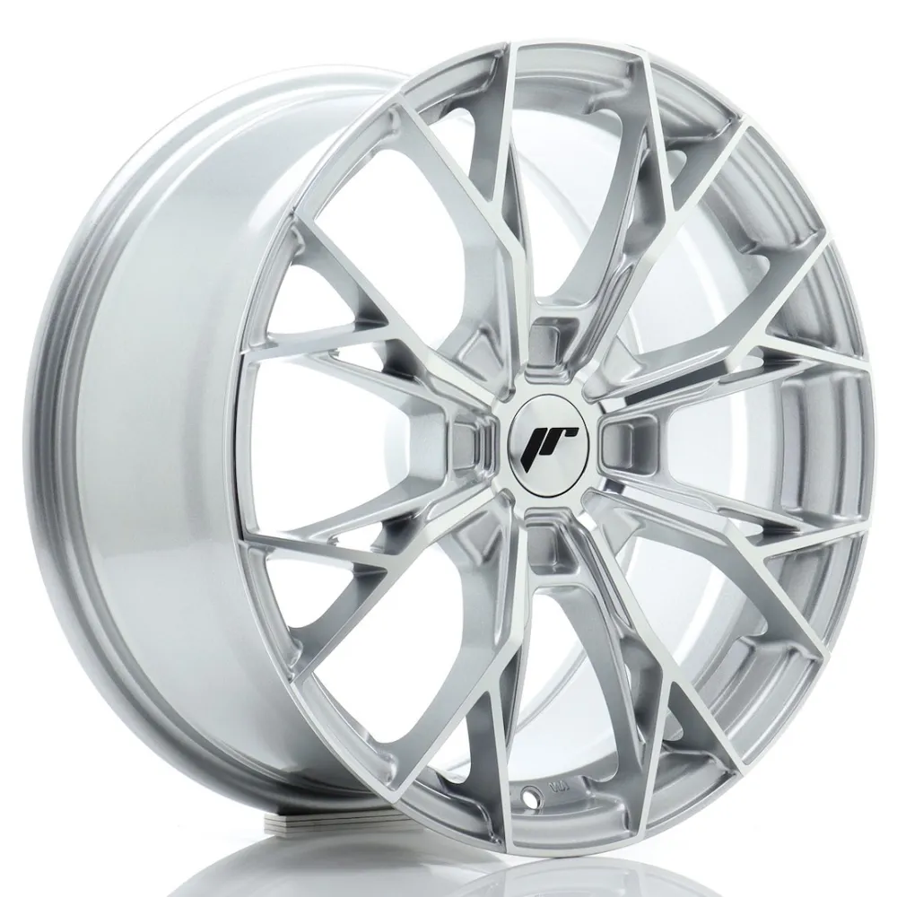 JR Wheels JR49 17x8 ET20-40 4H BLANK Silver Machined Face