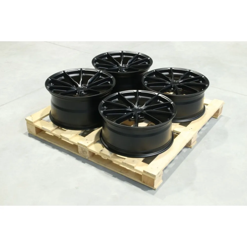 Set of JR37 20x8,5 ET35 + 20x10 ET45 5x112 Matt Bl