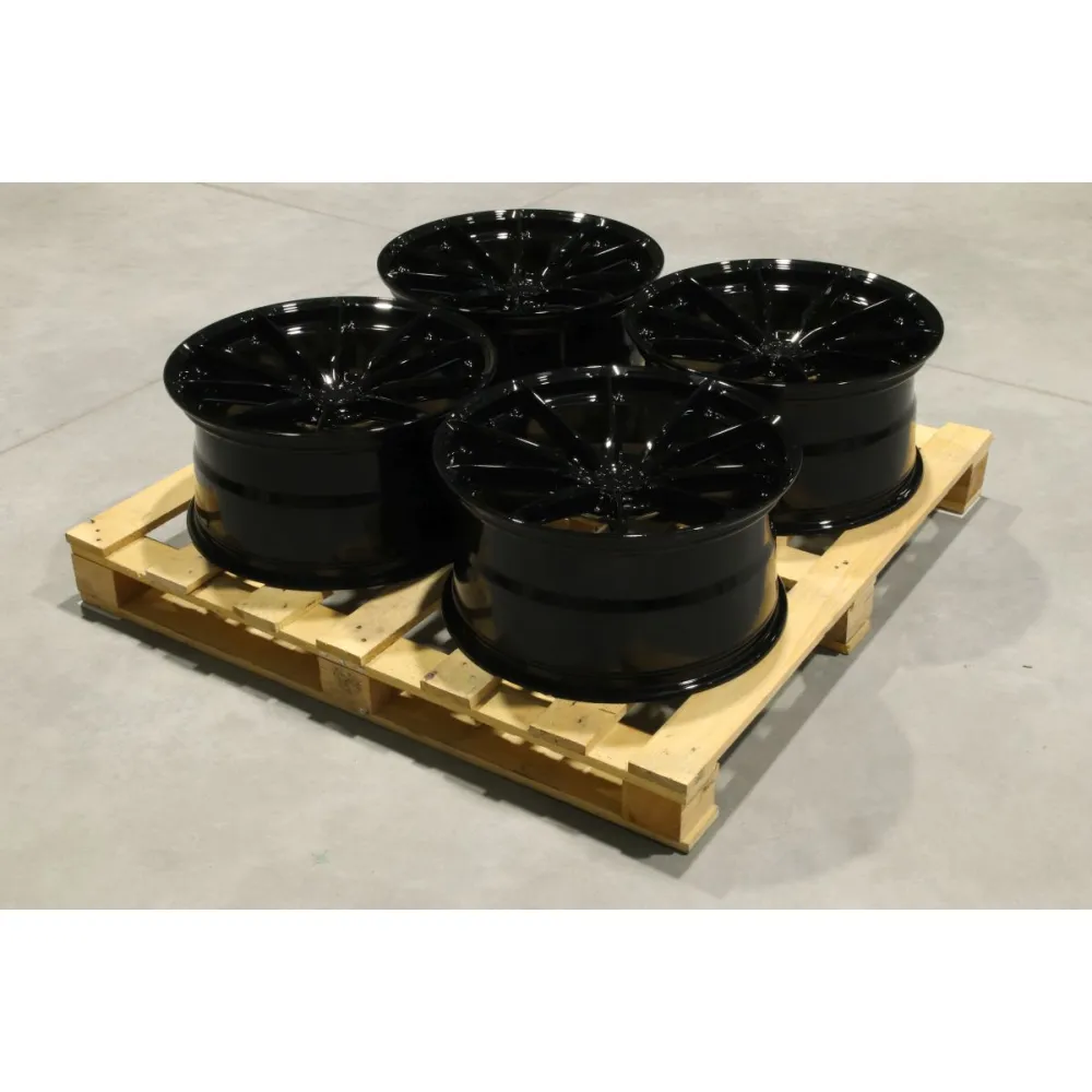 Set of JR37 20x10 ET45 5x120 Gloss Black