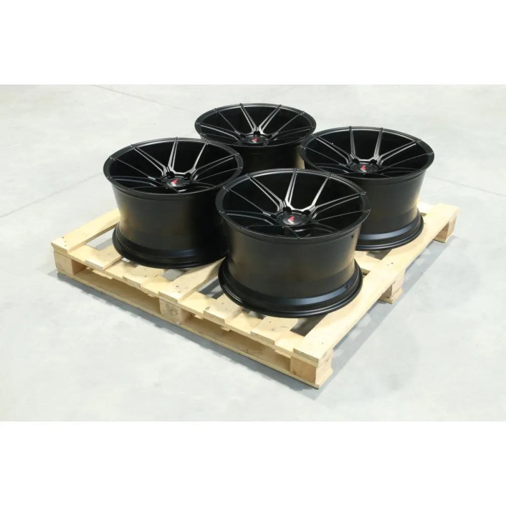 Set of JR30 19x11 ET15 5x112 Matt Black
