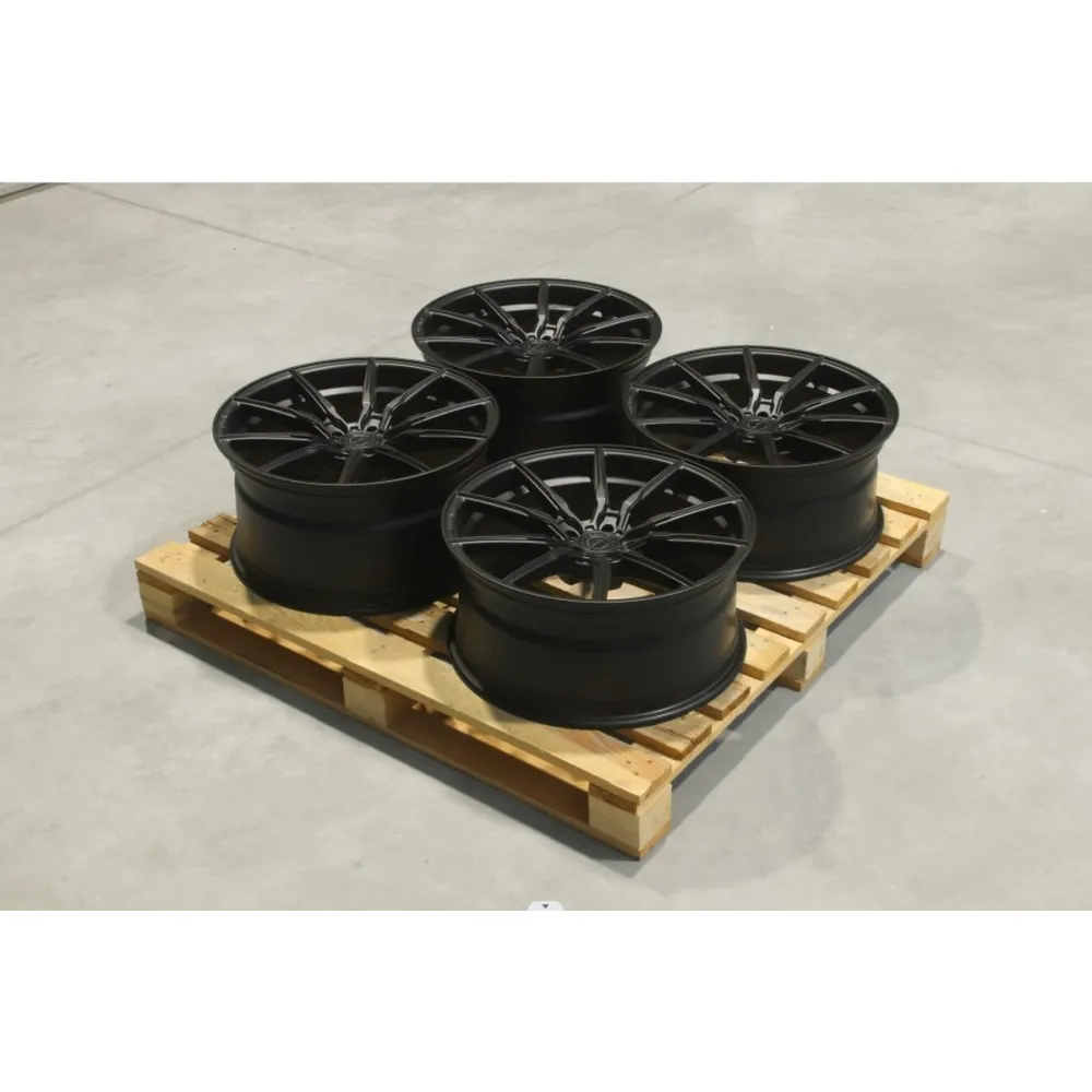 Set of CVR4 20x9 ET20 + 20x10 ET30 5x112 Matt Black