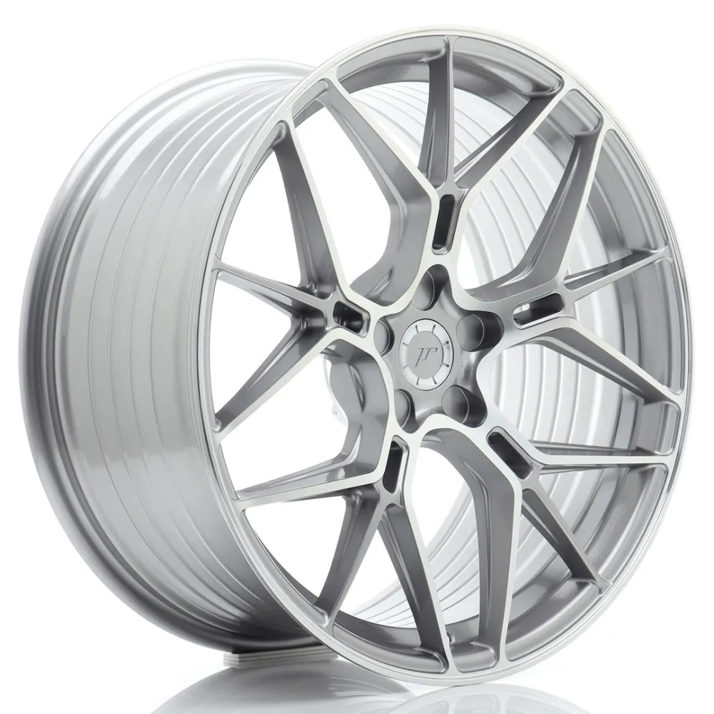 JR Wheels JR51 20x10 ET20-45 5H BLANK Titanium Machined Face