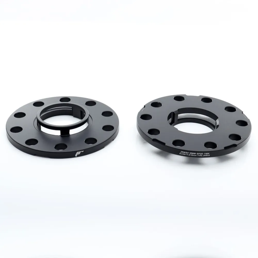 JRWS4 Spacers 10mm 5x130 71,6 71,6 Black (Porsche 3/5 tab hub)