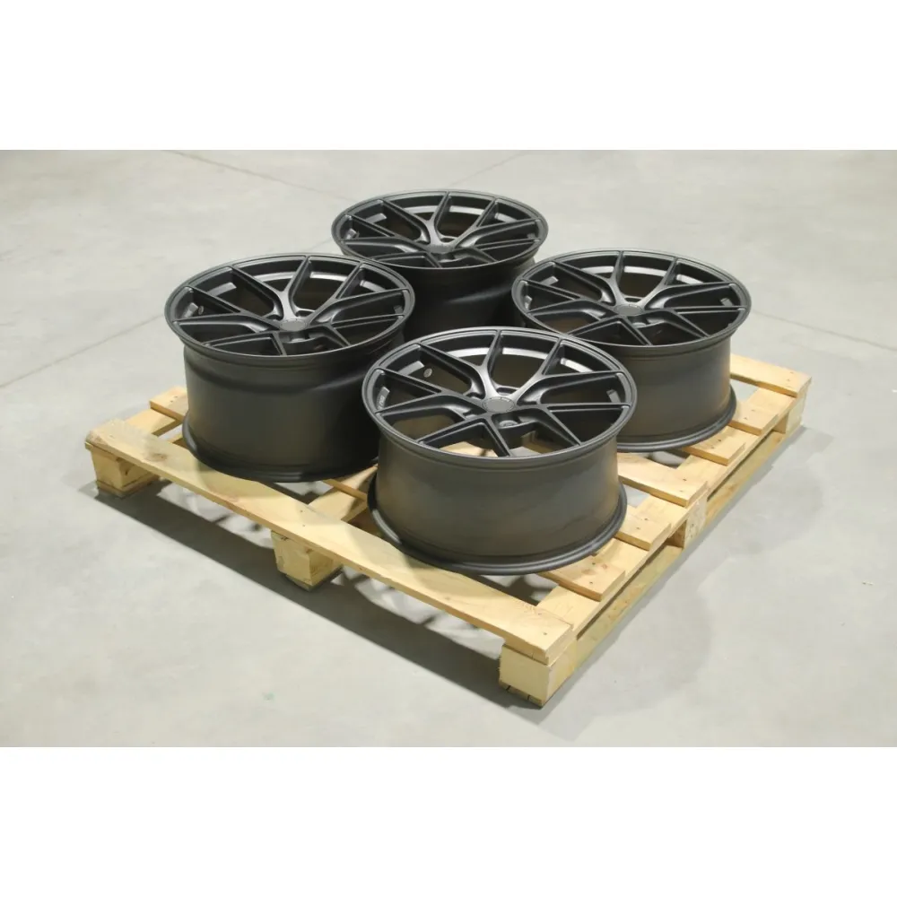 Set of SL01 19x9 ET32 + 19x10,5 ET38 5x114,3 Matt Gun Metal