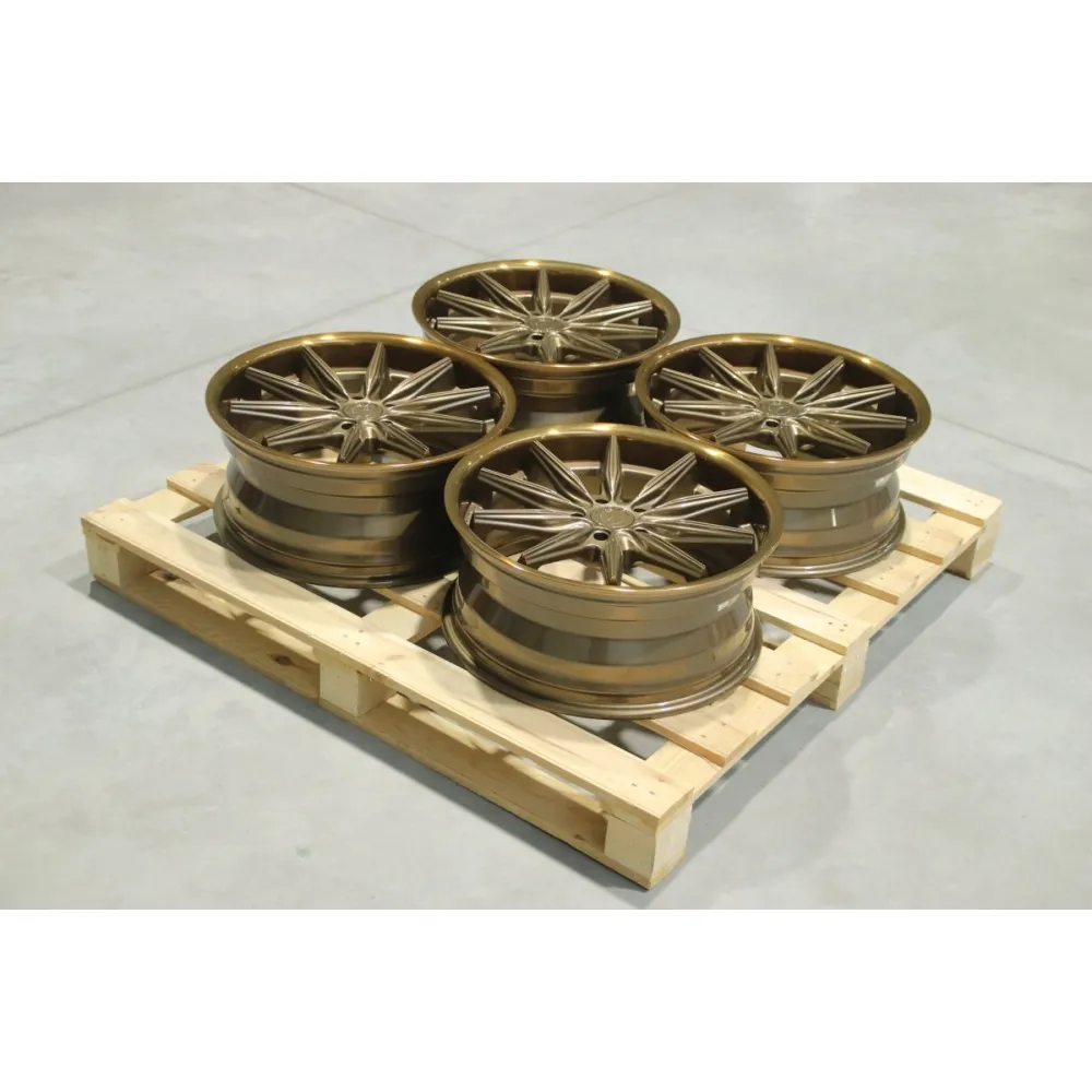 Set of CVR8 19x8 ET38 5x112 Gloss Bronze