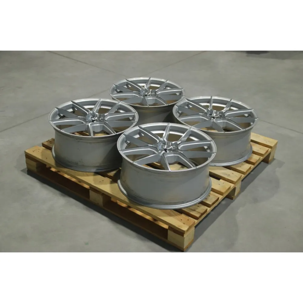 Set of JR30 20x8,5 ET35 5x115 Silver Machined Face