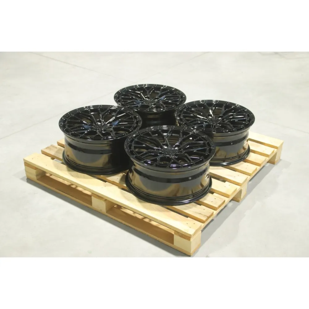 Set of JR48 18x8 ET32 5x108 Gloss Black