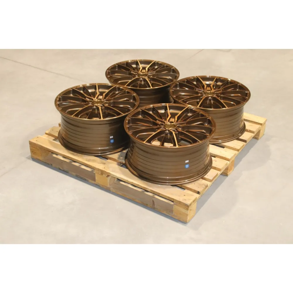 Set of CVR7 20x9 ET35 5x112 Brushed Bronze