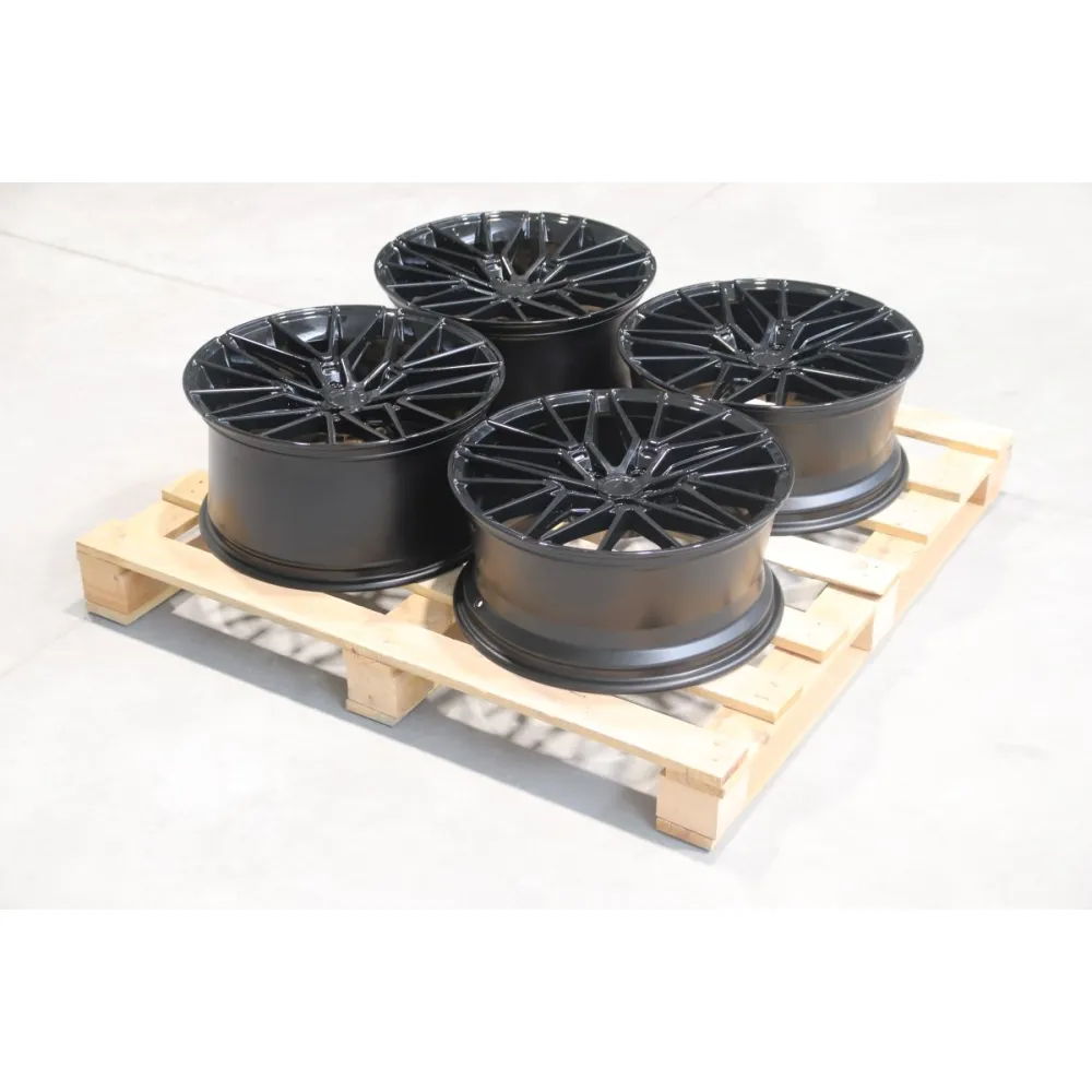 Set of JR38 19x8,5 ET40 + 19x9,5 ET45 5x114,3 Gloss Black