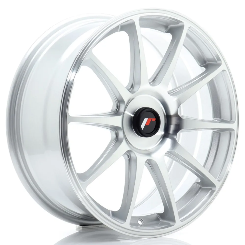 JR Wheels JR11 18x7,5 ET40 5x114,3 Silver Machined