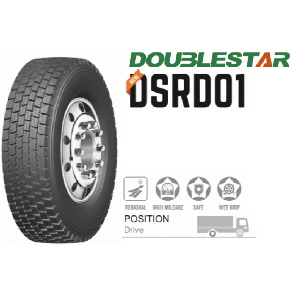 DOUBLESTAR 265/70/19.5 18PR 143/141L DSRD01